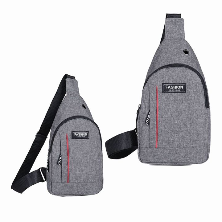 TATADAN Portable Durable Sport Small Bag Travel Shoulder Bag Safety Pocket Outdoor Bags Men's Chest Bag Sling Backpack Crossbody Bag