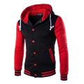 Men's Jacket Boy Baseball Varsity Jacket Men Fashion Design Red Mens Hoodie Slim Fit College Men Brand Stylish Veste Homme.