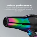 Blow Dryers Hair Dryer by Ionic Hair Dryers, Rainbow With Concentrator And Diffuser 490R.