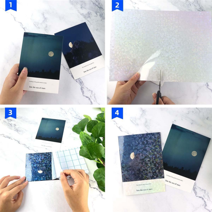 20%20Sheets%20Holographic%20Sticker%20Paper%20A4%20Size%20Vinyl%20Lamination%20Stickers%20Film%20Waterproof%20Self%20Adhesive%20Laminate%20Sticker%20Easy%20to%20Use%20-%20Image%204