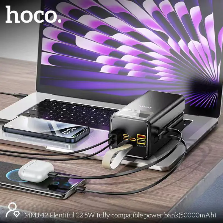 Hoco%20MMJ12%2022.5W%20Fully%20Compatible%2050000mAh%20Power%20Bank-%20Black%20-%20Image%203
