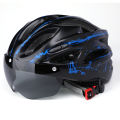 ly takeaway bicycle helmet with goggles integrated cycling helmet for men and women mountain road bike.