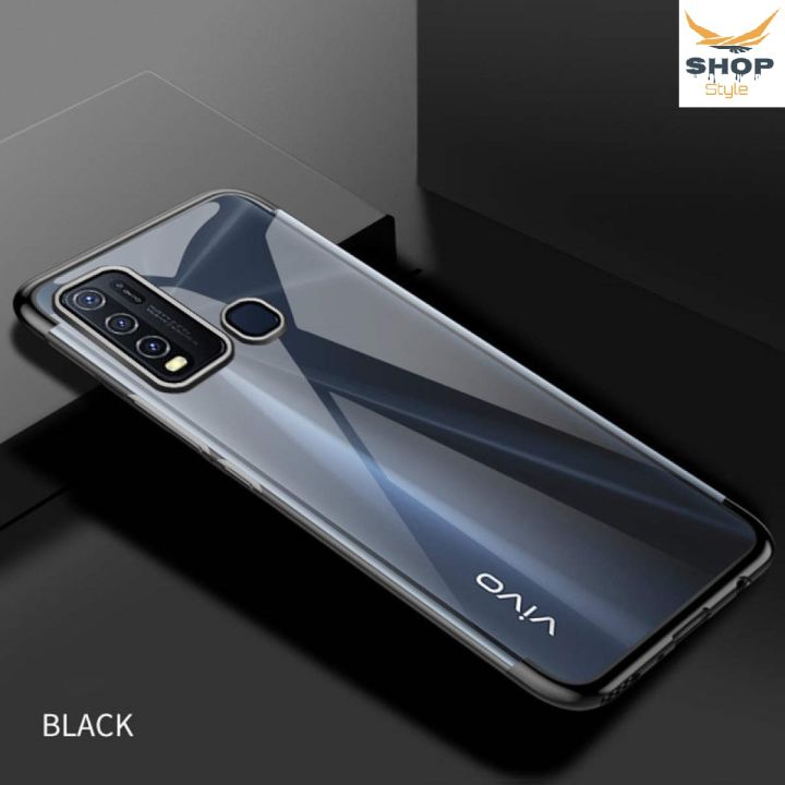 Vivo Y30 / Vivo Y50 - Clear Soft Ultra Slim Transparent Back Cover ' (Back Case Cover For Smartphone)