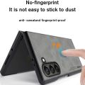 For Samsung Galaxy Z Fold 6 Case Lambskin Leather Slim Back Cover Samung ZFold6 ZFold 6 Fold6 5G Camera Shockproof Funda Coque.