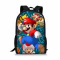 Super Mario School Bag Cartoon Anime Backpack Mario Backpack Super Mario Backpack. 