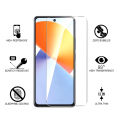 for infinix Hot 40 Tempered Glass infinix Hot 40 Pro Screen Protector infinix Hot 40i Full Cover Screen Matte Privacy Glass 3In1 Carbon fiber back film. 