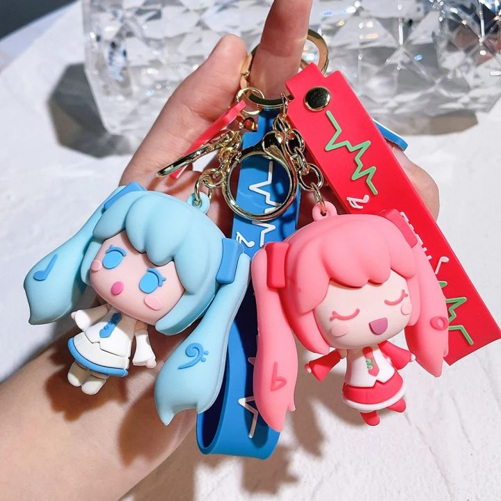 Hatsune%20Miku%20Keychain%20Anime%20Figure%206Cm%20Pvc%20Key%20Chain%20Ornaments%20Gifts%20Pendant%20Couplen%20Cute%20Doll%20Car%20Bag%20Keyring%20Birthday%20Gift%20-%20Image%204