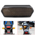 LI LED Integrated Tail Light Multi-functional Brake Light Driving Light Left And Right Turn Signals Indicator Light Compatible For MSX/Grom 125, CTX 700 N, CBR 650 F. 