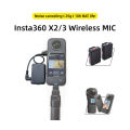 Wireless Microphone Mic For One X2/x3 Mic Audio No Need Mic Adapter Action Camera Accessory Hifi Sound Noise Reduction. 