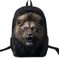 Large Capacity Galaxy Wolf Lion School Bag Backpack for Girl Boy Children Animal Tiger Bookbag Teenager Student Travel Backpack. 
