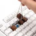 【happy one】Wood Keycap OEM Profile For Mx Mechanical Keyboard R4 R3 R2 R1 WASD Arrow Keys Space Cap ESC Shift Enter Keys. 