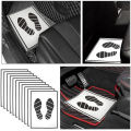 10/25Pcs Disposable Paper Foot Mats Portable Vehicle Foot Pads Folding Floor Mats Car Foot Pad Car Interior Accessories Jessica. 