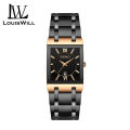 LouisWill Men's Watch Fashion Watch Square Watch With Calendar Nightlight 30M Waterproof Watch Steel Band Watch Quartz Watch Men Wrist Watch Casual Fashion Watch Business Wristwatches. 