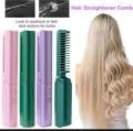 Rechargeable Mini Hair Straightener, Portable Usb Mini Cordless Flat Iron Hair Straightener Brush,. 