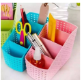 4 Grids Multicolor Desktop Pen and Toothbrush Storage Organizers Box Case - 1. 