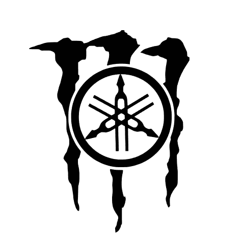 Monster Energy Yamaha  Sticker For bike