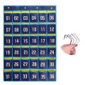 5X 36 Numbered Pockets Chart Cell Phone Hanging Organizer Hanging Storage Bag.