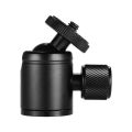Mini Metal Tripod Head Adapter Ball Head Aluminum Alloy. 