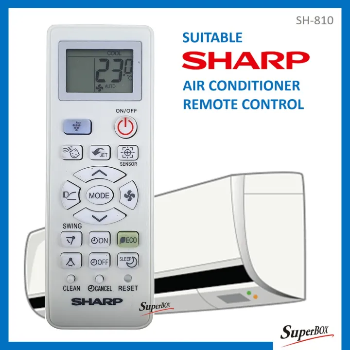 SHARP%20Air%20Conditioner%20Remote%20Use%20For%20Split%20AC%20-%20Image%202