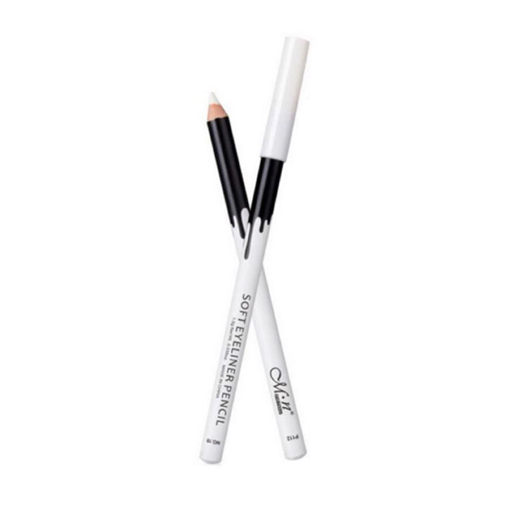 MENOW Soft Eyeliner white Kajal - 1Pcs