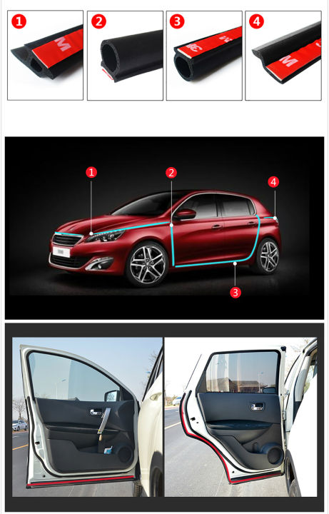 KOGEEK%205Meters%20Big%20D%20Small%20D%20Z%20Shape%20P%20Type%20Car%20Door%20Seal%20Strip%20Auto%20Rubber%20Seal%20Strips%20Waterproof%20Trim%20Dustproof%20Sound%20Insulation%20Weatherstrip%20Big%20D%20Small%20D%20Z%20P%20Type%20-%20Image%205