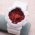 (Ready Stock) G-Shock GA110 Men Watch Sport Watch Dual Time Display Water Resistant Shockproof and Waterproof World Time LED Auto Light Sports Wrist Watches with 2 Year Warranty GA-110DBR-7A.