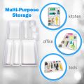 Drawer Organizer (8 PCS) -Tray Drawer Dividers Snap Together.