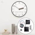 DIY Wall Clock Movement Mechanism Pendulum Clock Movement Replacement with Music Chime Box with Hands for Club Bar Office Wooden Wall Clocks.