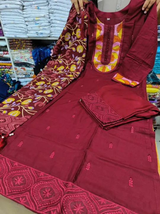 Readymade%20Three%20Piece%20For%20Women%20Exclusive%20Collection%20Embroidery%20Exclusive,%20Stylist,%20Fashionable%20Three%20Pics%20For%20Woman%20-%20Image%206