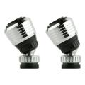 2X 360 Rotating Tap Nozzle Filter Water Saving Device.