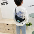 Fashion Children's Chest Bag Boys Korean Cartoon Over-the-shoulder Bag Casual Cute Waist Bag Baby out Change Small Backpack. 