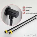 20-80cm Water Inlet Hose Black Faucet Heater Pipe Toilet Connection Cold Hot Mixer Inlet Pipe Kitchen Bathroom Accessories Set. 