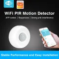 Tuya WiFi Smart PIR Motion Detection Sensor Security Burglar Alarm Sensor Smart Life App Control Support Alexa Google Home. 