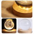 3D Crystal Ball Night Lights Glowing Planetary Galaxy Planet Moon Astronomy Ball Lamp Kids Bedroom Home Decor Birthday Gifts MuXiaRe. 