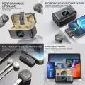 SX21 Wireless Microphone Copy of Hollyland Lark M2. Interview, Live Broadcast, Audio Video Recording Clip on Collar Microphone. Noise Reduction Lavalier Lapel Mini MicrophoneSX21 Wireless Microphone Copy of Hollyland Lark M2. Interview, Live Broadcast,.