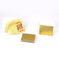 Gold Premium Poker Card Waterproof Plastic Foil Luxury Poker Card Playing Cards Game - Golden Silver Black PET Card Tash Play Card 54 Pcs Colourful.