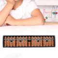 17 Digit Rods Wooden Abacus Chinese Japanese Calculator Counting Tool Montessori Toy Professional 17 Column Math Abacus for Kids. 
