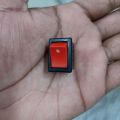 5Pcs KC-6388 KC 6388 Rocker Switch 2 Pin 6A 250V 2 Positions SPDT ON OFF Boat Rocker Switch Power Rocker Switch Black & Red Color Micro Switches For Electronic Projects.