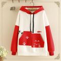 2023 New Stylish Design Ladeis  Printed Cotton Hoodie For Winter. 