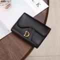 Women Short Wallet Small Fashion Luxury Brand Leather Purse Ladies Card Bag for Women Clutch Female Purse Money Clip Wallet 2022. 