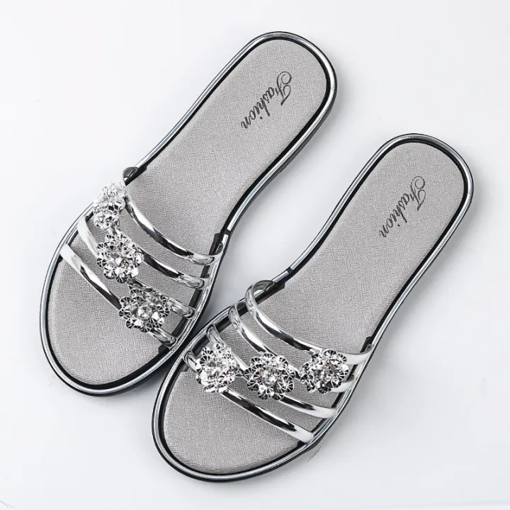 Slippers%20Women's%202024%20New%20Wear%20Summer%20Semi-Slippers%20Fashion%20Flower%20Beach%20Shoes%20Sandals%20Flat%20Casual%20Flip-Flops%20-%20Image%206