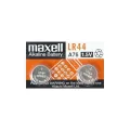 2 pcs Maxell LR44 / A76 / AG13 / SR44 1.5V Alkaline Button Coin Cell Batteries Battery. 