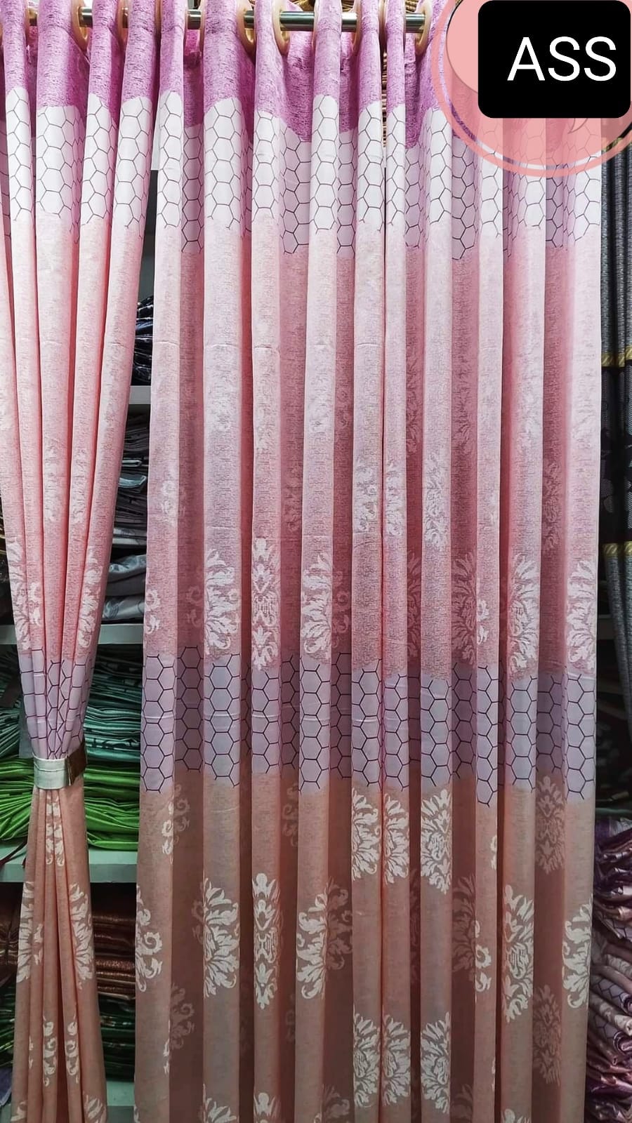 Home Tex curtains ( 5kuchi porda ) unique design