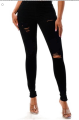 stylish fashionable denim jeans pants for ladies. 