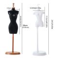 21cm 1pc Model Toy Clothes Display Rack Accessories Mini Clothe Fashion Design Tools Doll Clothes Holder Toys Dress Stand Accessories Doll Stand Support Doll Mannequin. 