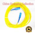 Optical Fiber Cable Single-Mode Optic Jumper PVC Case SC/APC-SC/UPC 15 Feet Length. 
