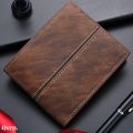 Avro Premium Men's High Quality Money Bag For Men Soft PU Leather Wallet For Men Short Wallet's Fashion Vintage Wallet's Casual Male Wallet Multi-Card Soft Purse Multi-function Moneybag For Man - Wallet For Men - Moneybag For Men.