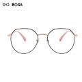 OQ BOGA 4 Styles Unisex Anti Blue Light Proof Radiation Metal Irregular Polygon Frame Computer Glasses Women Men Eye Protection Fashion Full Rim Eyewear. 