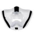 Halloween Costume Cosplay Tooth Decay Evil Demon Kabuki Samurai Half Cover Mask Party Scary Decoration,Black. 