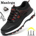 Brand Work Safety Boots Men Steel Toe Shoes Work Boots Indestructible Shoes Puncture-Proof Safety Work Shoes Men Work Sneakers BunnyGarden. 